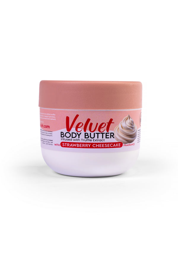 Dr elvish velvet body butter with strawberry cheesecake